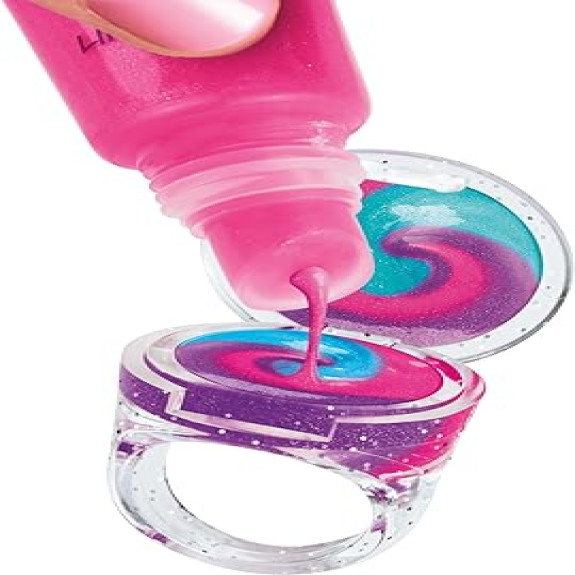 SNS Glitter & Gem Lip Gloss Locket